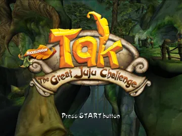 Nickelodeon Tak - The Great Juju Challenge screen shot title